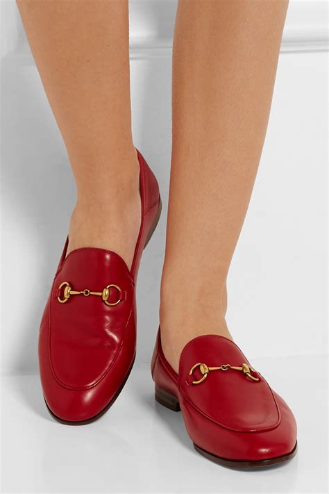 womens red gucci shoes|red Gucci shoes women.